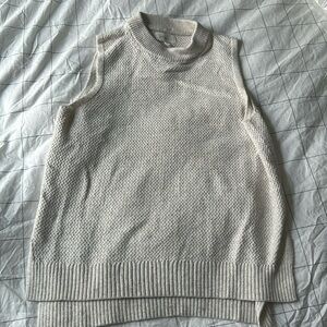 Lou & Grey Beige Cotton Knit Tank